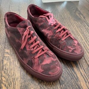 Common Projects Men’s Low Achilles Leather Sneaker Limited Edition Camouflage 43